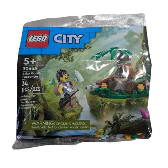 LEGO 30665 City Baby Gorilla Encounter Polybag - New Sealed - Picture 1 of 2